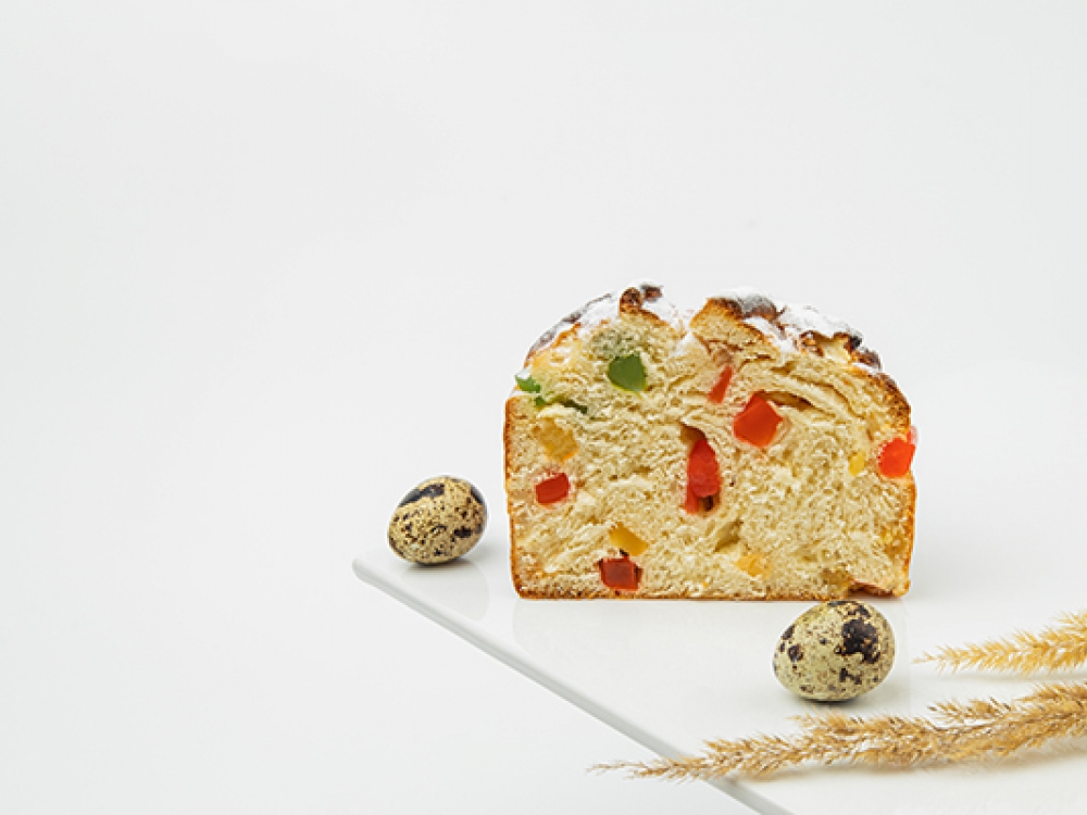 Краффин с изюмом и цукатами (дрожжевой)